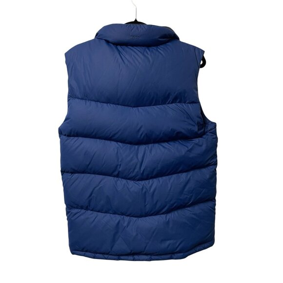 EDDIE BAUER PUFFER VEST PLEATED GOOSE DOWN 700 FILL POWER MENS S BLUE OUTDOORS - Picture 2 of 11